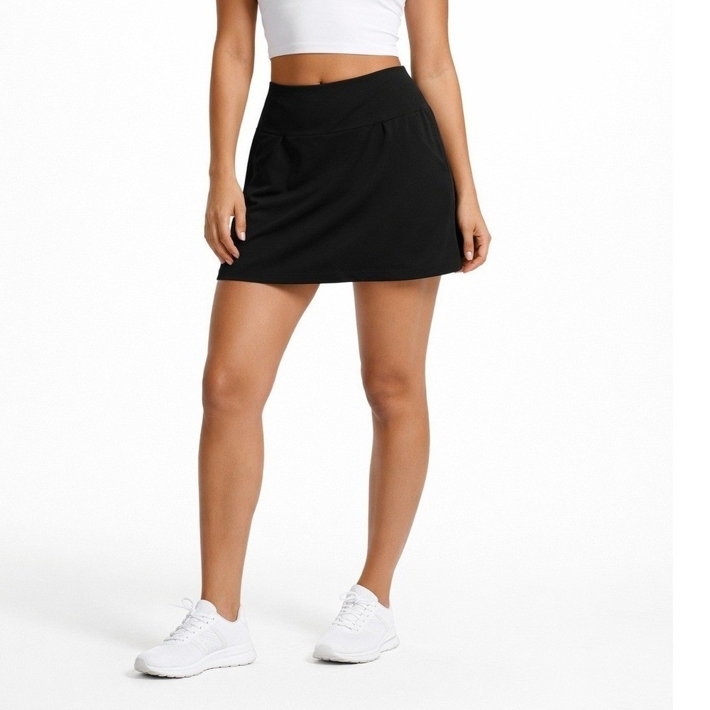 Adidas‎ Womens Black Golf Tennis Skort Athletic Activewear Skirt Size S